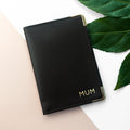 Personalised Luxury Leather Passport Cover