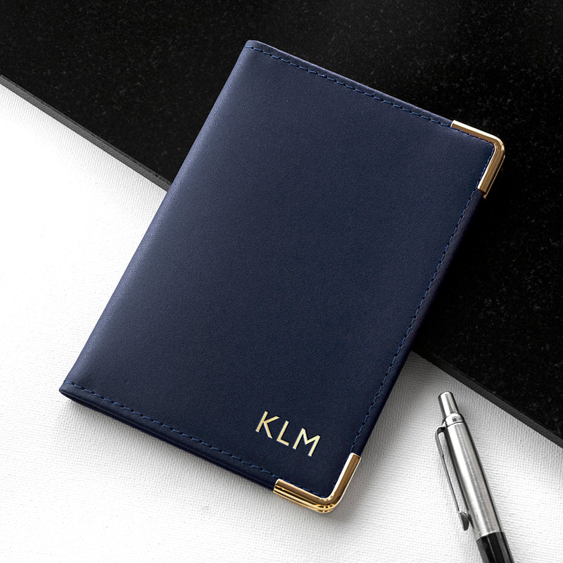 Personalised Luxury Leather Passport Cover