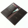 Personalised Luxury Leather Travel Wallet
