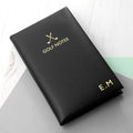 Personalised Luxury Leather Golf Notebook