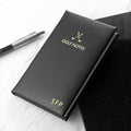 Personalised Luxury Leather Golf Notebook