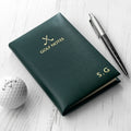 Personalised Luxury Leather Golf Notebook