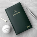 Personalised Luxury Leather Golf Notebook