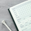 Personalised Luxury Leather Golf Notebook