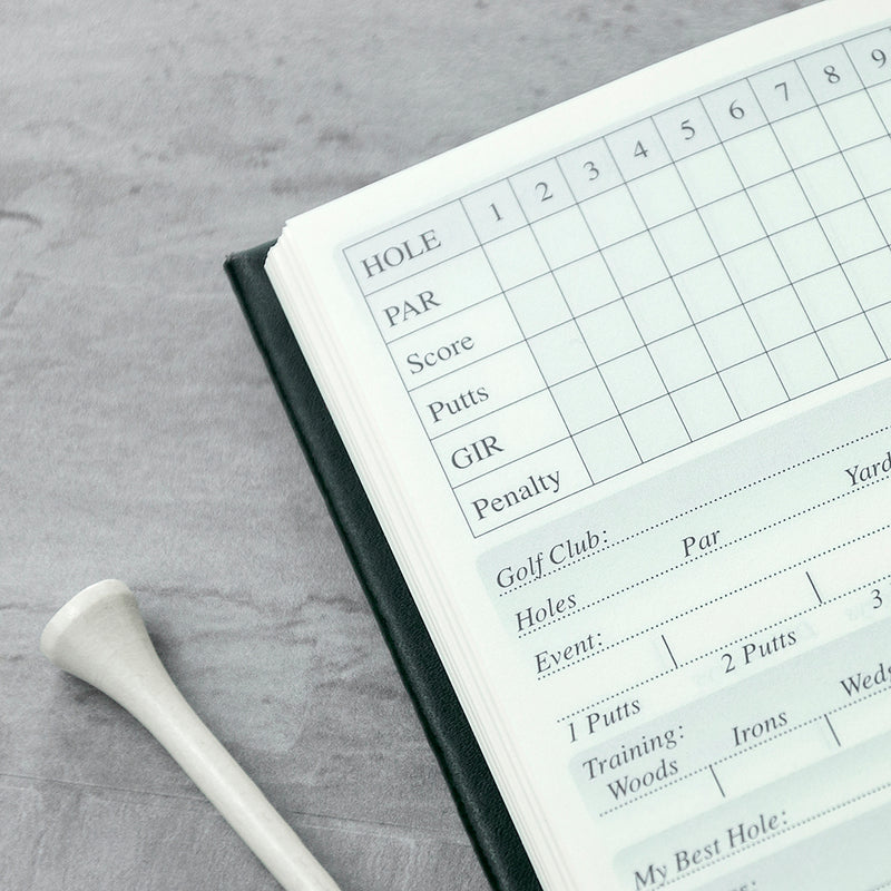Personalised Luxury Leather Golf Notebook