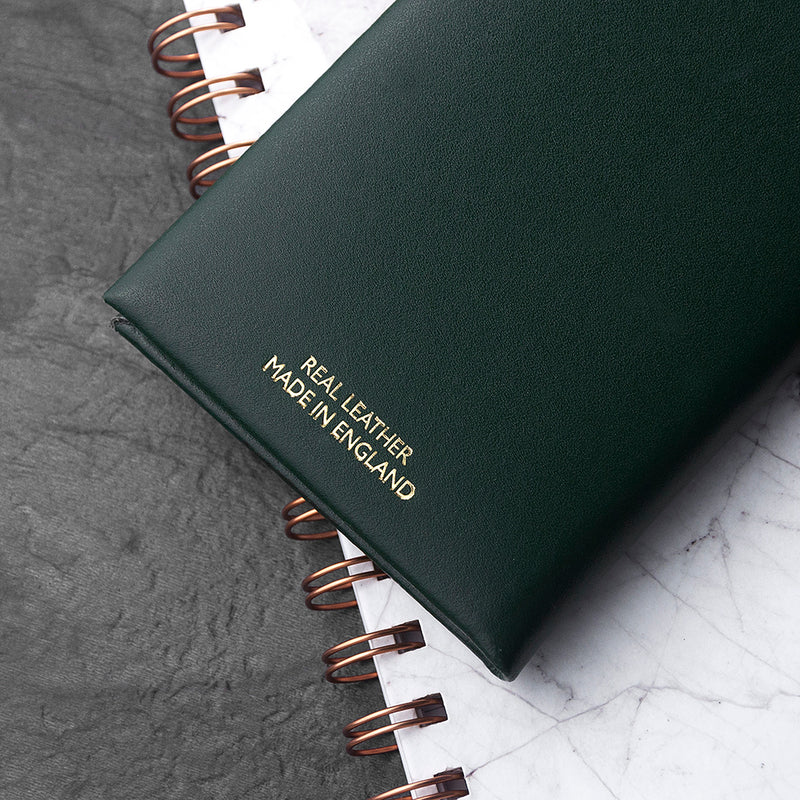 Personalised Luxury Leather Golf Notebook