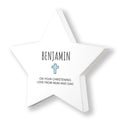 Personalised Christening Star Keepsake