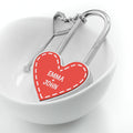 Personalised Parisienne Heart Padlock