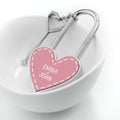 Personalised Parisienne Heart Padlock