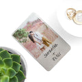 Personalised Moment in Time Metal Wallet Keepsake