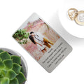 Personalised Moment in Time Metal Wallet Keepsake