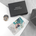Personalised Moment in Time Metal Wallet Keepsake
