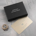 Personalised Love Note Metal Wallet Keepsake