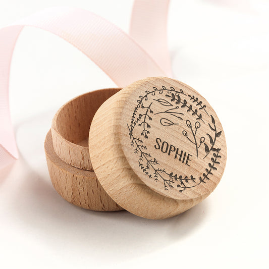 Personalised Blooming Beautiful Ring Box, alternate view