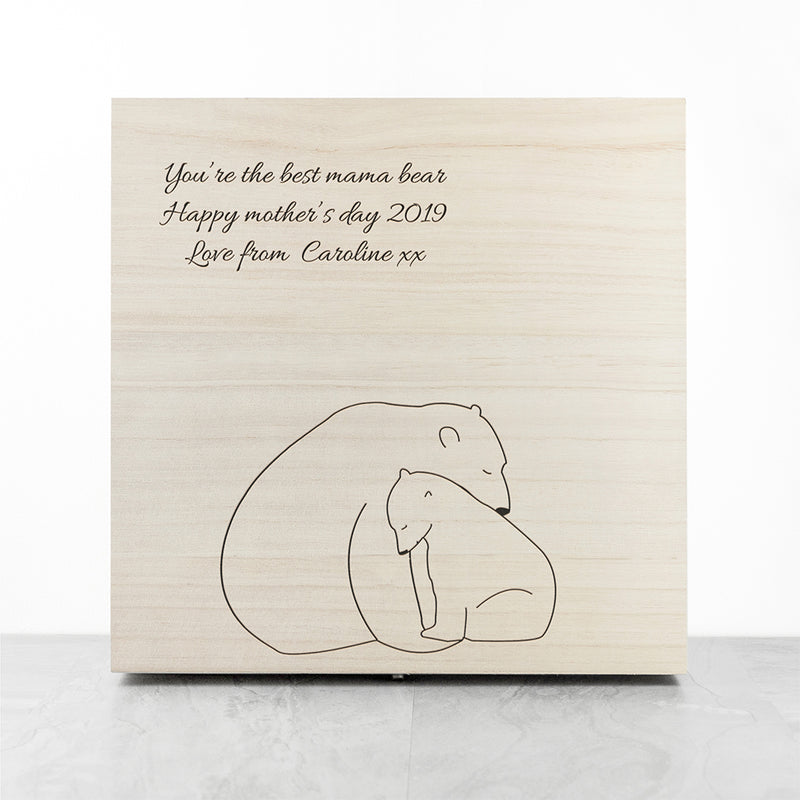 Personalised Mama Bear Keepsake Box