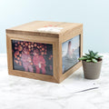 Personalised The Best Mama Bear Large Oak Photocube Box