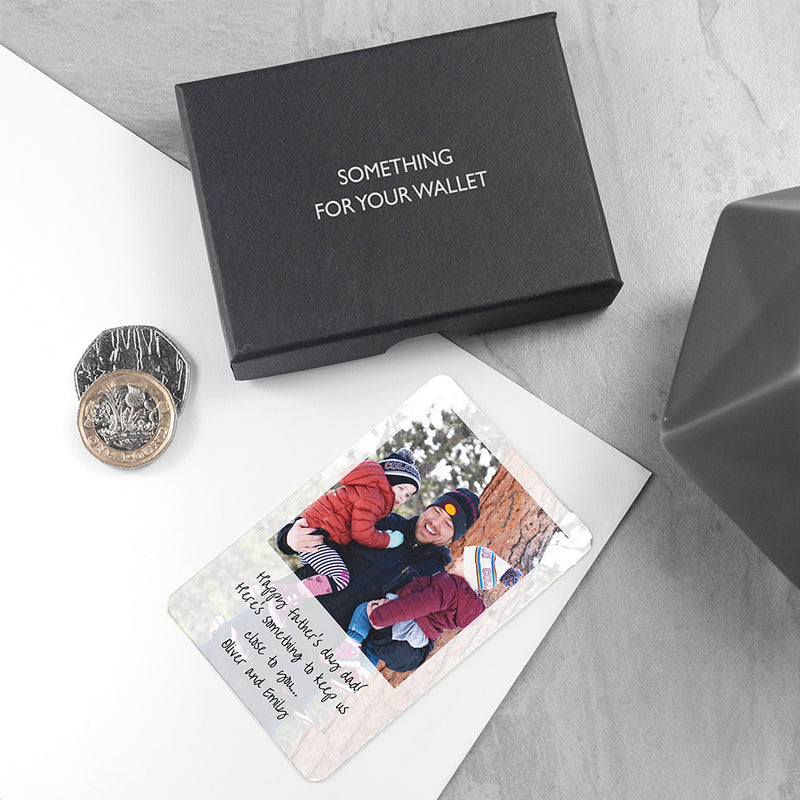 Personalised Dad's Photographic Wallet Keepsake