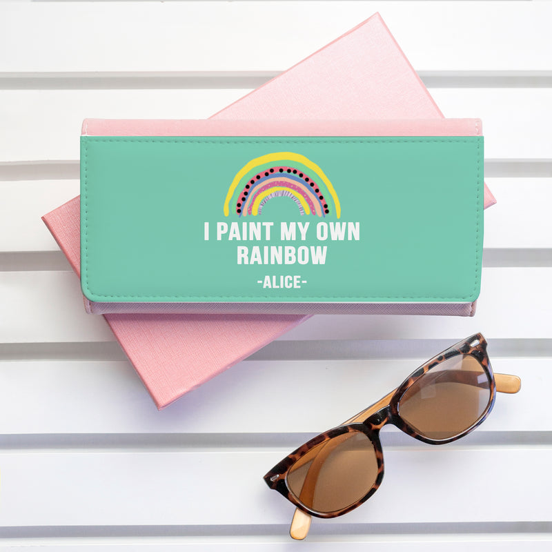 Personalised My Own Rainbow Pink Wallet
