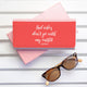 Personalised No Bad Vibes Pink Wallet