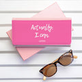 Personalised Actually I Can Handwritten Pink Wallet