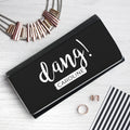 Personalised Dang Black Wallet