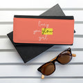 Personalised You Glow Girl Black Wallet