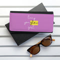 Personalised You Glow Girl Black Wallet