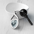 Personalised Heart Photo Keyring