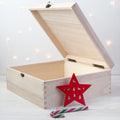 Personalised Baby Penguin First Christmas Box