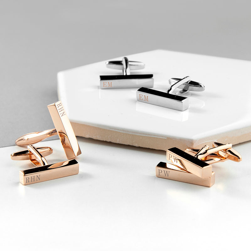 Personalised Monogram Cufflink Set