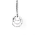 Personalised Rings of Love Necklace