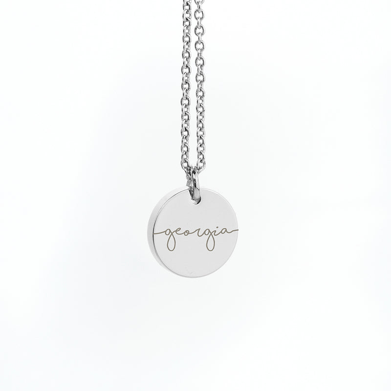 Personalised Disc Necklace
