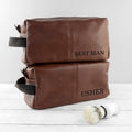 Personalised Vintage Style Wash Bag