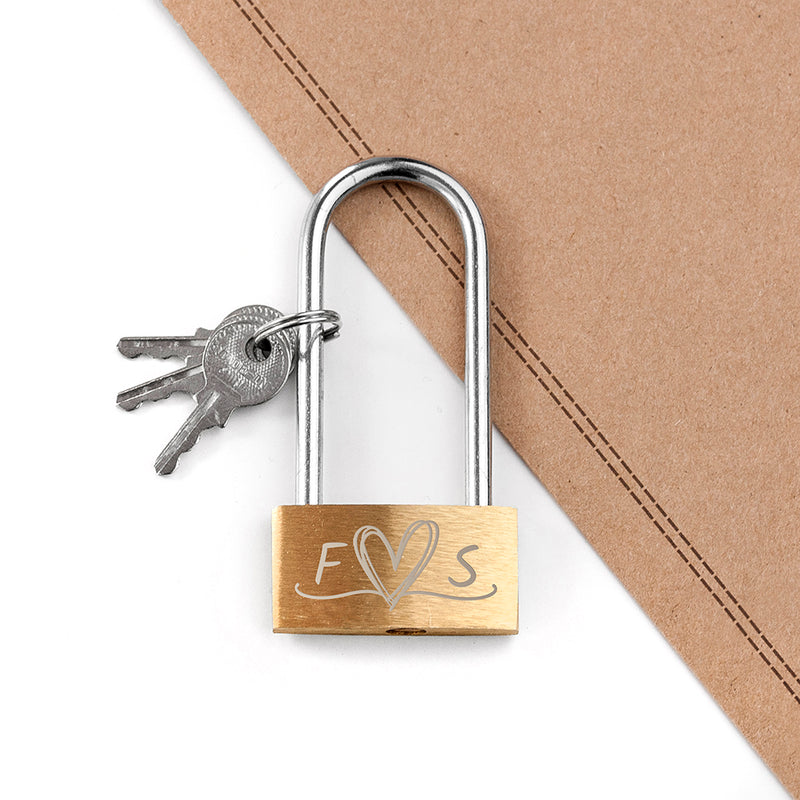 Personalised Couples' Padlock