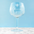 Personalised Crystal Icon Gin Goblet