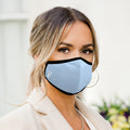 Personalised Face Covering in Cornflower Blue