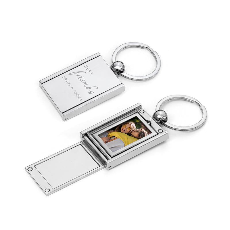 Personalised Best Friends Frame Keyring