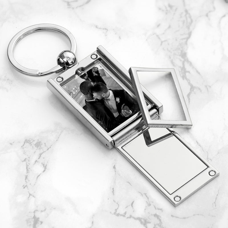 Personalised I Love You Mini Frame Keyring