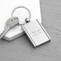 Personalised I Love You Mini Frame Keyring