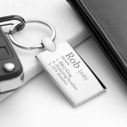 Personalised Definition Keyring