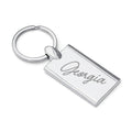 Personalised Rectangle Keyring