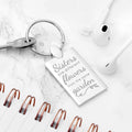 Personalised Sisters are Flowers Keyring