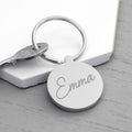 Personalised Round Keyring