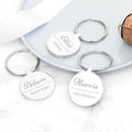 Personalised Wedding Party Keyring