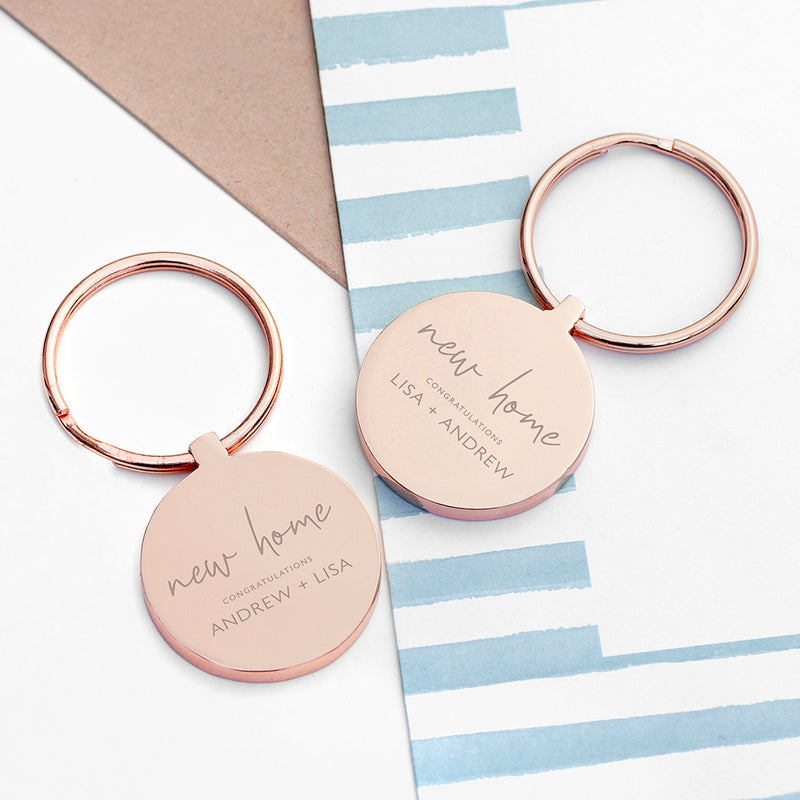 Personalised New Home Keyring