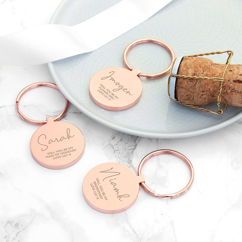 Personalised Special Person Round Keyring