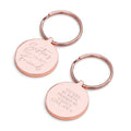 Personalised Sisters Round Keyring
