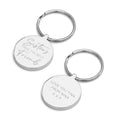 Personalised Sisters Round Keyring