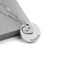 Personalised Cut-Out Heart Shape Necklace