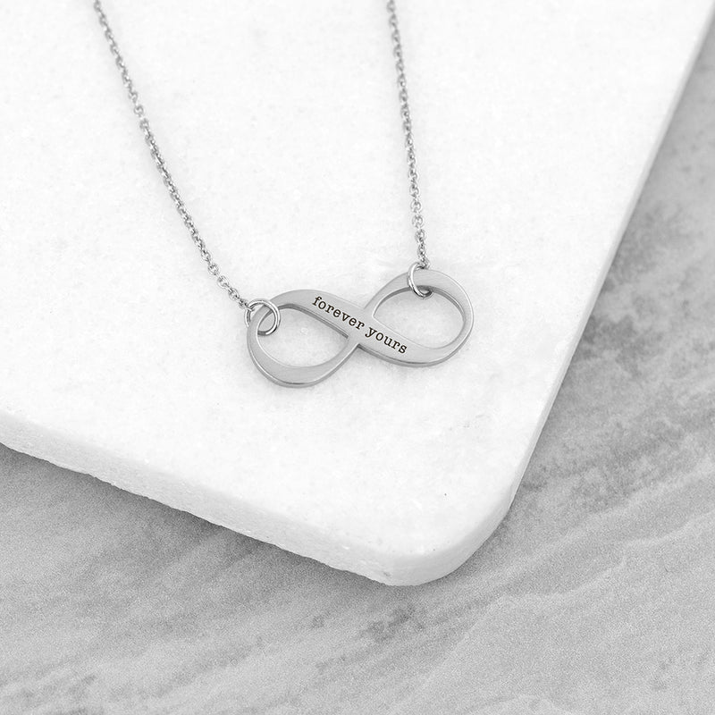 Personalised Infinity Twist Necklace